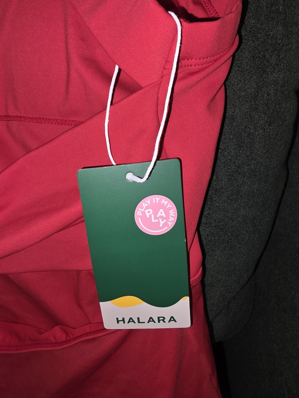 HALARA Red Fit & Flare Mini Dress - Picture 6 of 6